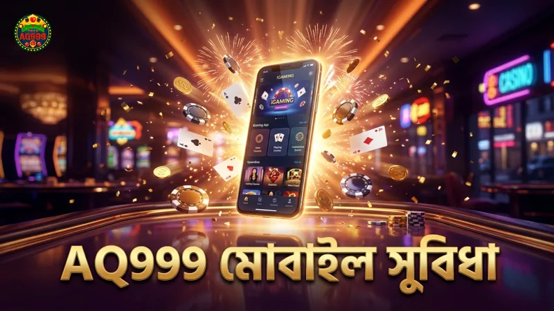 AQ999 মোবাইল প্ল্যাটফর্ম ব্যবহারকারীদের সুবিধা বাড়ায়।