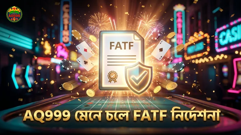 আন্তর্জাতিক FATF নির্দেশনার সাথে AQ999 এর নীতি সামঞ্জস্যপূর্ণ।