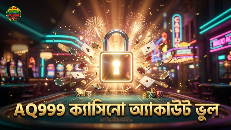 AQ999 ক্যাসিনোতে অ্যাকাউন্ট সেটআপের সময় সাধারণ ভুল।