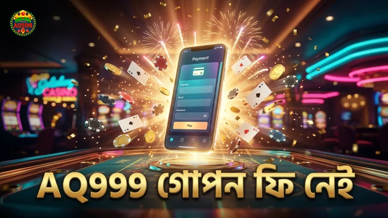 বিকাশ ও নগদ পেমেন্টে গোপন ফি নেই, AQ999 নিশ্চিত।
