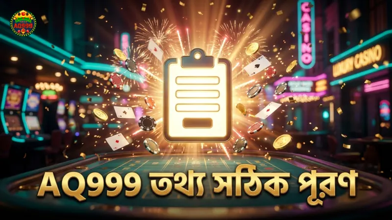 AQ999 রেজিস্ট্রেশনের জন্য প্রয়োজনীয় তথ্য সঠিকভাবে পূরণ করা