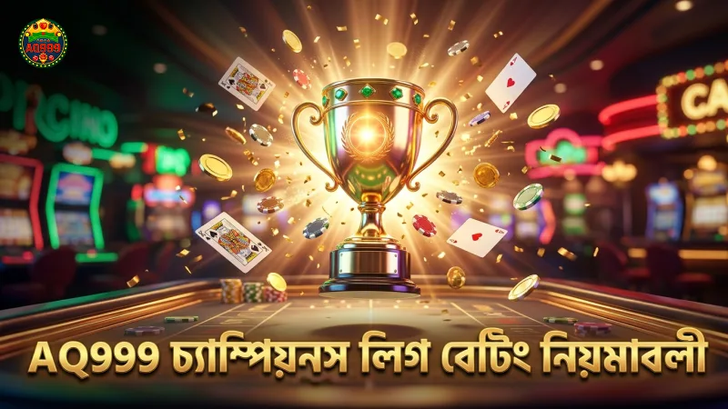 AQ999 এর মাধ্যমে চ্যাম্পিয়নস লিগ বেটিং এর মৌলিক নিয়মাবলী।