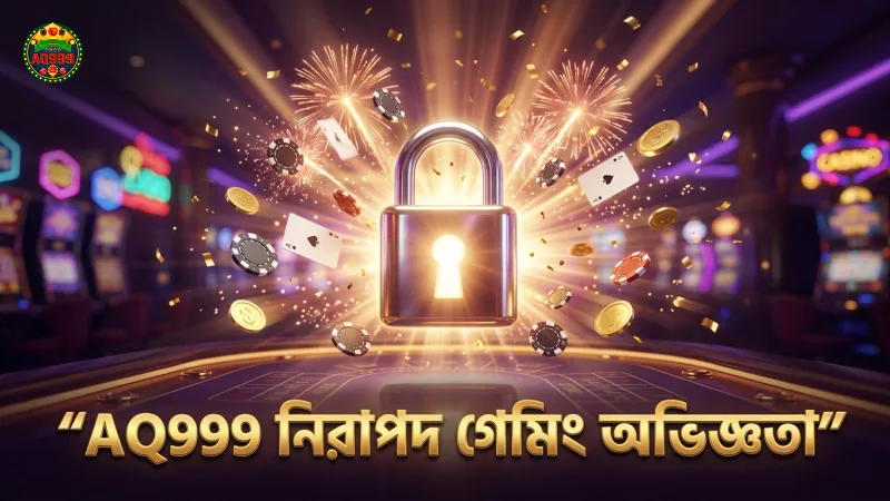 AQ999 প্ল্যাটফর্মে নিরাপদ ও নির্ভরযোগ্য গেমিং নিশ্চিত।