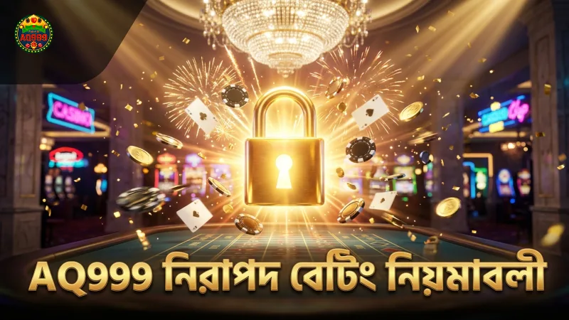 নিরাপদ বেটিংয়ের জন্য AQ999 স্পষ্ট ও বিশ্বাসযোগ্য নিয়মাবলী প্রদান করে।