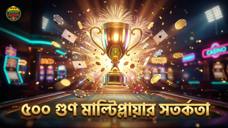 ৫০০ গুণ মাল্টিপ্লায়ার অর্জনের সময় সতর্কতা অবলম্বন করুন
